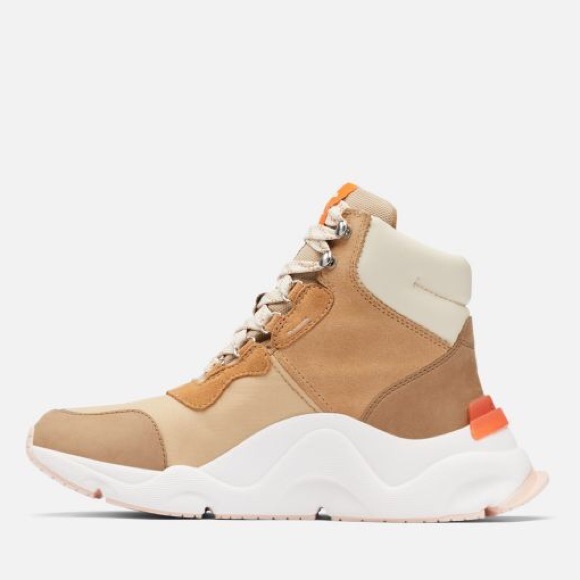 NWB Sorel Women's Kinetic RNEGD Conquest Waterproof Boot - Tawny Buff/Canoe - Picture 3 of 10